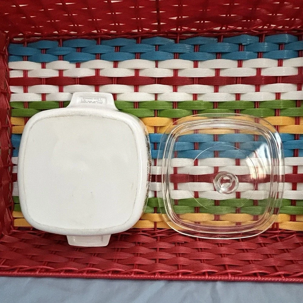 Vintage Corning Ware Spice‎ Of Life L'Echalote Casserole A1B •& Lid  • 1 Qt